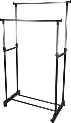 Jasstandaard met Wielen Mondex 80 x 43 x 90 cm Grijs Metaal