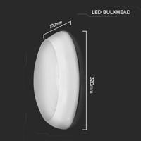V-TAC VT-8603-N LED Ronde Plafondlamp - Lampkop - Samsung - 130lm/w - IP65 Waterdicht - 20W - - thumbnail