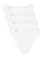 4-pack Basic Tai Slips dames - Hoog opgesneden dames onderbroeken - Wit vrouwen ondergoed - thumbnail