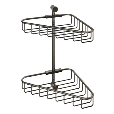 Hoekdraadkorf Hotbath Cobber Dubbel Wandmodel Verouderd IJzer Hoekdraadkorf Hotbath Cobber Dubbel Wandmodel Verouderd IJzer