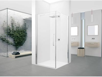 Novellini Young 2.0 G draaideur 90x200cm voor zijwand matchroom/helder y2g89-1b