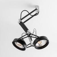 Wever & Ducre - Oris Outdoor 2.0 Wandlamp Zwart - thumbnail