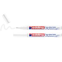 Paintmarker edding 751 oliebasis 1-2mm wit bls 2x - thumbnail