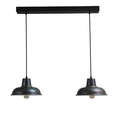 Masterlight Industrie eettafellampIndustria 2x26 2-lichts gunmetal - 2045-30-06-S-70-2