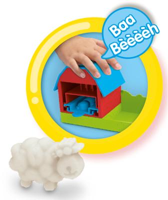 Ses klei - boerderij geluiden Ses klei - boerderij geluiden