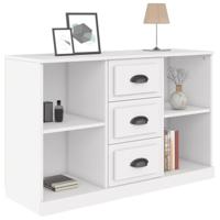 Dressoir 104,5x35,5x67,5 cm bewerkt hout wit - thumbnail