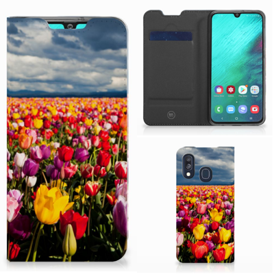 Samsung Galaxy A40 Smart Cover Tulpen