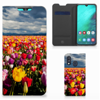 Samsung Galaxy A40 Smart Cover Tulpen - thumbnail