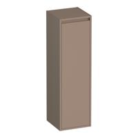 Brauer Adore - Hoge Kast - 120 cm - 1 Deur - Greeploos - Linksdraaiend - Mat Mokka - thumbnail