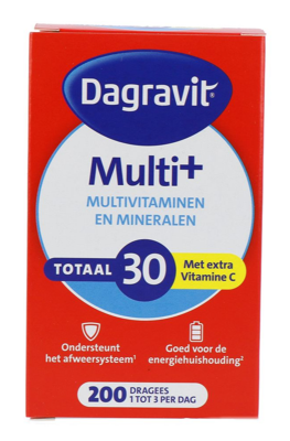 Dagravit Totaal 30 Multivitaminen en Mineralen Dragees
