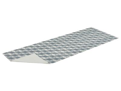 LIVARNO keukenloper 65 x 180 cm (3D Marble Cube, Poppy Seed)