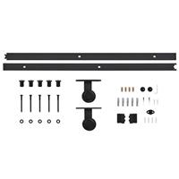 Schuifdeur met beslag 70x210 cm massief grenenhout - thumbnail