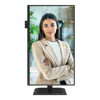 AOC 24P4U 24-inch FHD-monitor, 120Hz, IPS, 4ms GtG, adaptieve synchronisatie, HDR-modus, hoogteverstelling, luidspreker, (1920x1080, HDMI 1x 1.4, DP 1x 1.2 USB-hub) zwart