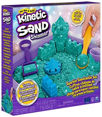 Kinetic Sand glinsterend zandkasteel speelset