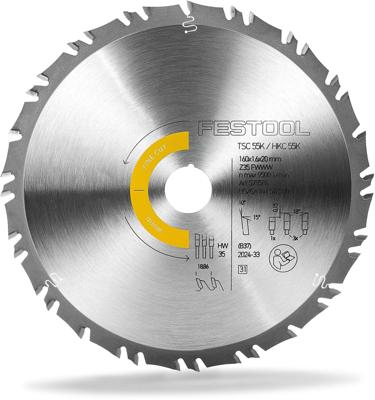 Festool Cirkelzaagblad voor hout | Wood Fine Cut | Ø 160mm Asgat 20mm 35T - 578586 Festool Cirkelzaagblad voor hout | Wood Fine Cut | Ø 160mm Asgat 20mm 35T - 578586