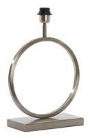 Light & Living Tafellamp 'Liva' 37cm hoog, kleur Nikkel (excl. kap) - thumbnail