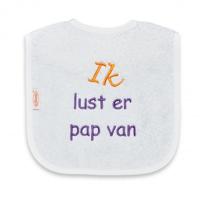 Funnies slabber Ik lust er pap van 40 cm katoen - thumbnail