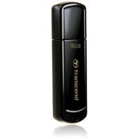 Transcend JetFlash® 350 USB-stick 16 GB Zwart TS16GJF350 USB-A 2.0 - thumbnail