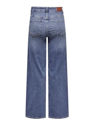 Only Onlmadison Blush Hw Wide Dnm Cro372 Noos 15282980 Loose Fit Medium Blue Denim