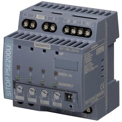 Siemens 6EP1961-2BA61 6EP19612BA61 Selectiviteitsmodule Aantal relaisuitgangen: 4