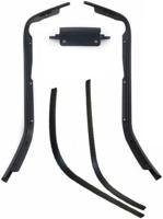 Edge sierstripset beenschild en treeplank primavera, sprint 5 delig mat zwart - thumbnail