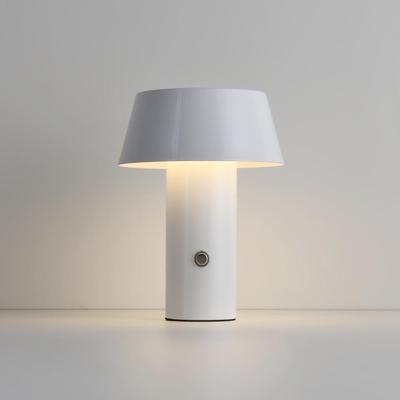 LED Tafellamp Cadera bianco - 3W - Metaal - Paddenstoel - IP20 voor binnen - Met geïntegreerde dimmer - USB-C oplaadbaar