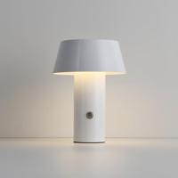 LED Tafellamp Cadera bianco - 3W - Metaal - Paddenstoel - IP20 voor binnen - Met geïntegreerde dimmer - USB-C oplaadbaar - thumbnail