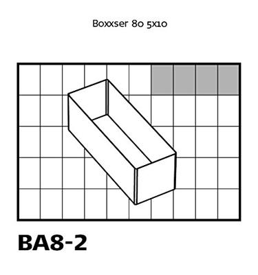 Raaco Inzetbakje 80 BA8-2, (4st.) op tray - 136518 136518 - thumbnail