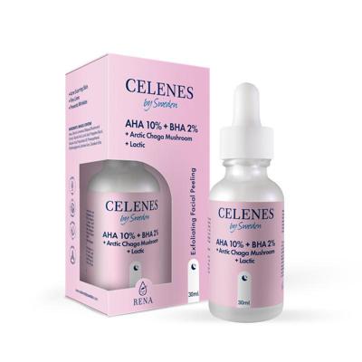 Celenes Facial peeling AHA 8% + BHA 2% + lactic + arctc ch 30 Milliliter