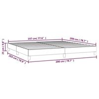 Boxspringframe fluweel donkergroen 200x200 cm - thumbnail