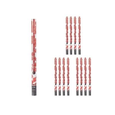 Confettikanon Rood Papier Karton Plastic 5 x 79 x 5 cm (12 Stuks) Confettikanon Rood Papier Karton Plastic 5 x 79 x 5 cm (12 Stuks)