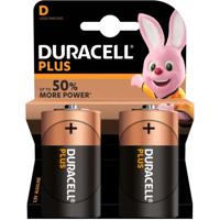 Duracell Plus batterijen R20 D 1,5V - thumbnail