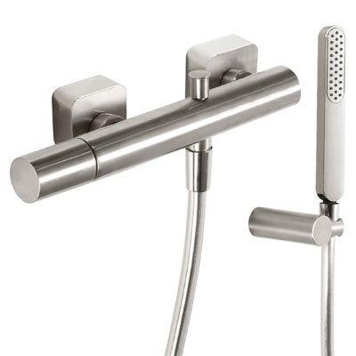 Douchemengkraan Tres Loft Colors met Handdouche 29.2x8 cm Rond RVS