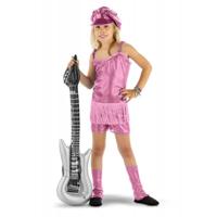 Rocker Popstar Girl 3-delig Pakje roze - thumbnail