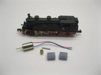 micromotor NA021G motor ombouwset voor Arnold BR 75, Bad Vic, SNCF 131 TX, CFL BR 35 - thumbnail
