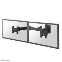 Neomounts FPMA-W960D Monitor-wandbeugel Aantal monteerbare displays: 1 Display(s) 25,4 cm (10) - 68,6 cm (27) Zwart Kantelbaar, Zwenkbaar - thumbnail