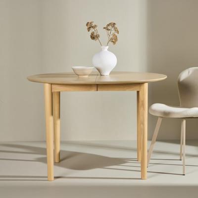 Nohr Ronde Uitschuifbare Eettafel 'Lacy' Hout, 110/150 x 110cm