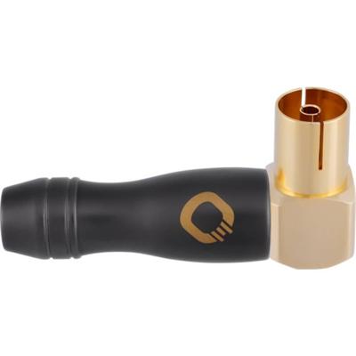 Oehlbach D1C62008 Coax-koppeling, haaks Verguld Aansluitingen: Coax-bus IEC 1 stuk(s) Oehlbach D1C62008 Coax-koppeling, haaks Verguld Aansluitingen: Coax-bus IEC 1 stuk(s)