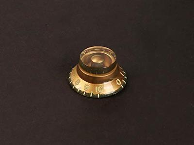 Boston KG-160 gitaarknop belmodel in transparant goud Boston KG-160 gitaarknop belmodel in transparant goud