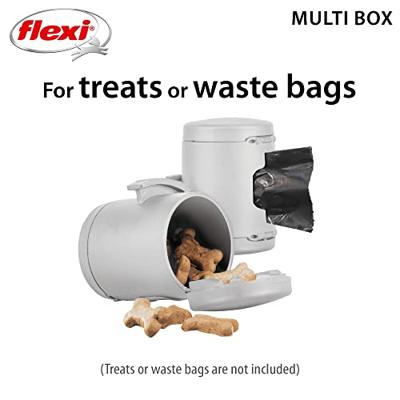 Flexi poepzak / snackbox lichtgrijs