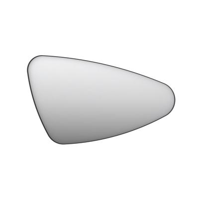 Spiegel Organisch INK SP23 80x50 cm Met Verlichting en Spiegelverwarming Rechts Mat Zwart Spiegel Organisch INK SP23 80x50 cm Met Verlichting en Spiegelverwarming Rechts Mat Zwart