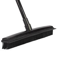 Talen Tools Rubber Bezem met Steel - Kunststof - Zwart - thumbnail