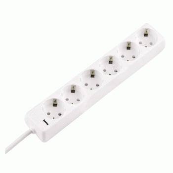 Hama Stekkerdoos, 1,4 m kabellengte, 45 graden draaibaar, meervoudig stopcontact, tot 3500 watt, kabeltype H05VV-F, GS-geteste veiligheid