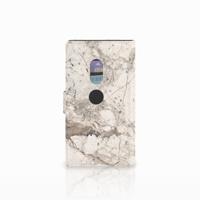 Sony Xperia XZ2 Bookcase Marmer Beige - thumbnail