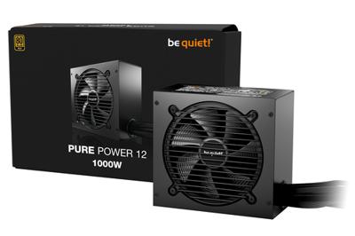 BeQuiet PURE POWER 12 1000W PC-netvoeding 1000 W ATX 80 Plus Gold