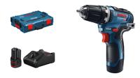 Bosch Professional Bosch GSR 12V-35 Professional - Bohrer/Schrauber 06019H8002 Accu-schroefboormachine 12 V Li-ion Incl. 2 accus, Incl. koffer - thumbnail