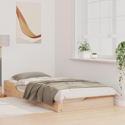 Bedframe Bruin 80 x 200 cm Massief grenenhout
