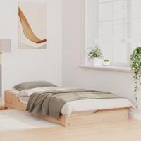 Bedframe Bruin 80 x 200 cm Massief grenenhout - thumbnail