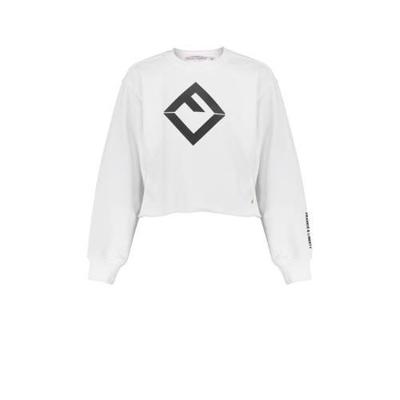 Frankie & Liberty Meisjes sweat shirt - Siena - Papier wit