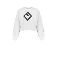 Frankie & Liberty Meisjes sweat shirt - Siena - Papier wit - thumbnail